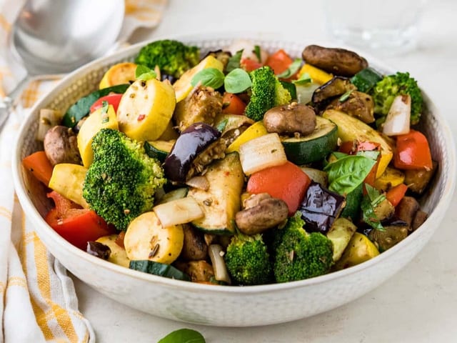 Seasonal Vegetables - As Side.