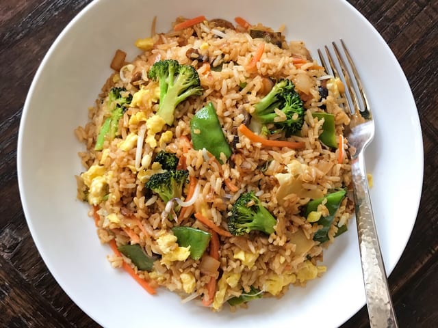 Vegetables Fried Rice.