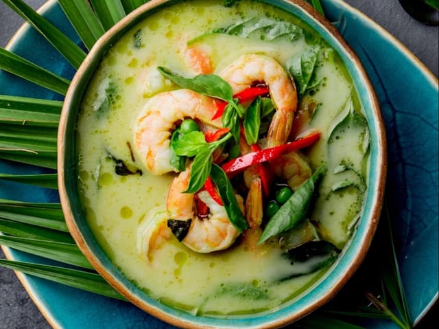Shrimp Green Curry.