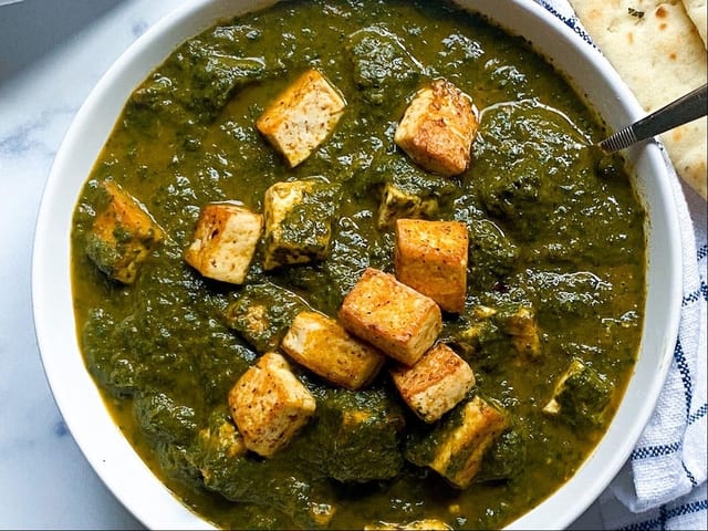 Tofu Palak.