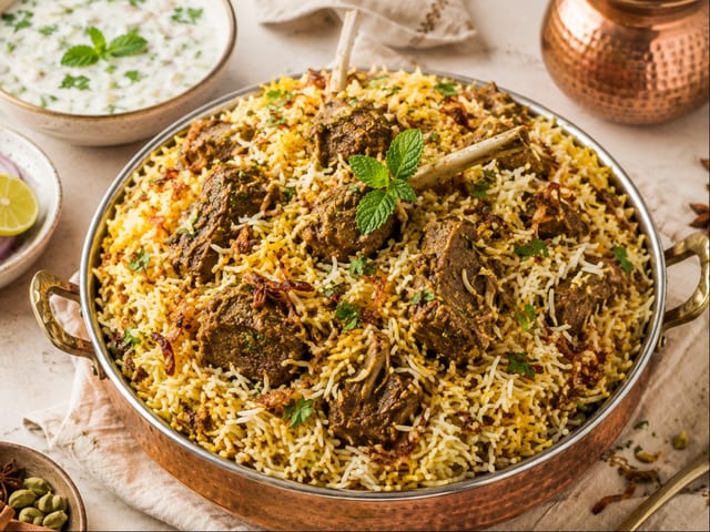Lamb Biryani.