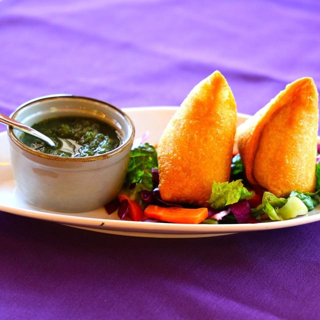 Vegetable Samosa.